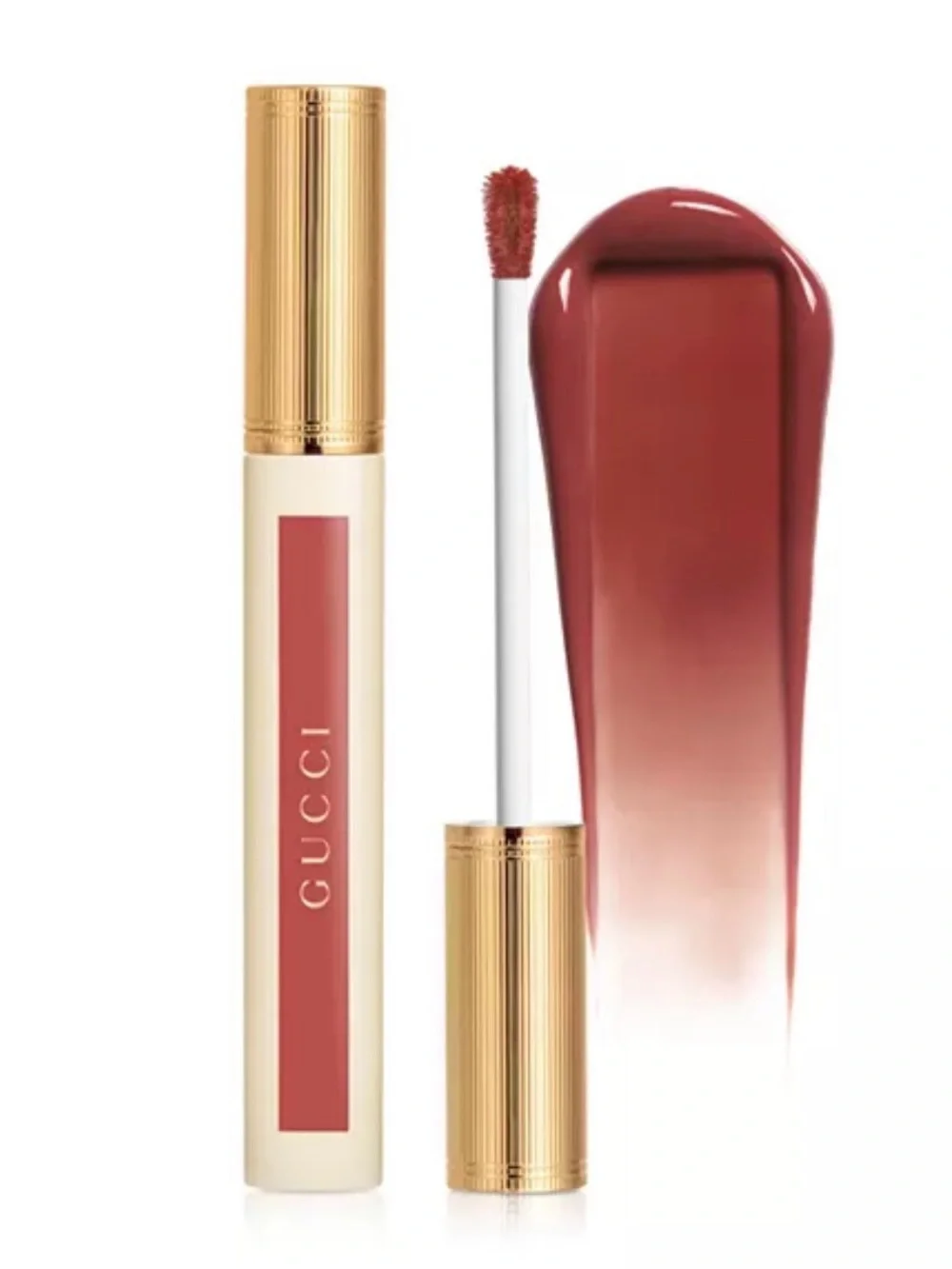 Gucci Glow Oil in Water Tint Liquid Lipstick 217 Valeria Rose